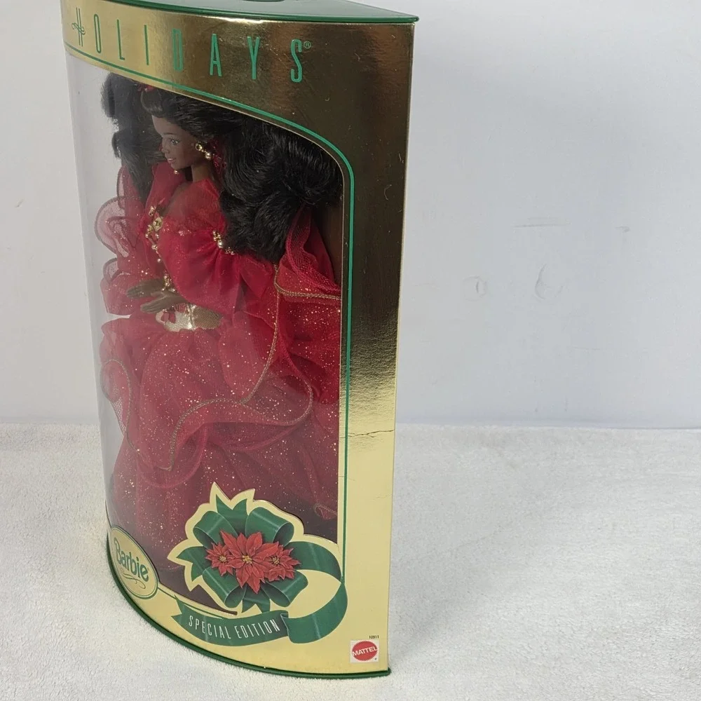 1993 Happy Holidays African American Barbie Doll Special Edition Mattel 10911